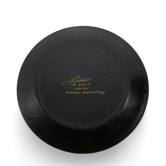 MADONNA and CHILD Glass Plate Signed in 2007 by Daria Hulak-Kulchytsky 10.6" - Picture 11 of 12